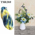 Nylon multitone voor het maken van bloemen blauw wit geel, Ophalen of Verzenden, Nieuw
