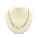 Gouden Cleopatra collier (Ketting), Ophalen of Verzenden, Gebruikt, Overige kleuren, Goud