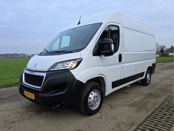 Peugeot Boxer 2.2 BlueHDi L2 H2 3.5T, Stof, Gebruikt, Wit, Onderhoudsboekje