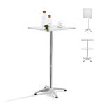 [en.casa] Bartafel Järpen tuintafel opvouwbaar verstelbaar, Verzenden, Nieuw