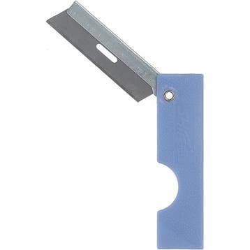 Scheermesje met Handvat  Blauw     12 stuks, Verzamelen, Ophalen of Verzenden, Nieuw