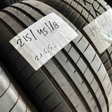 4 x Goodyear Eagle F1 215-45-18 Zomerbanden 6,5mm, 18 inch, Ophalen of Verzenden, Band(en), Personenwagen