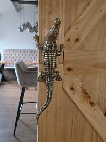 Deurklink - 2026 - 47 cm goud gepolijst Croc