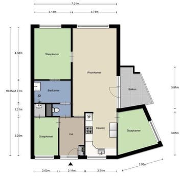 Te huur: Appartement Brielselaan in Rotterdam, Appartement, Rotterdam, Zuid-Holland