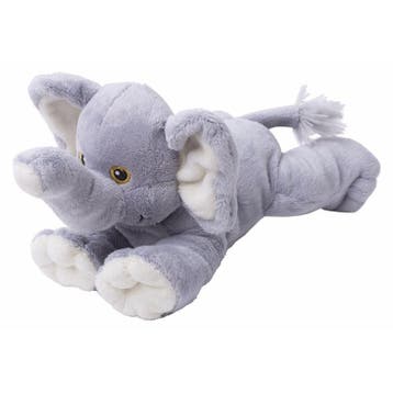 Pluche olifant knuffel - 22 cm - grijs - staand, Verzenden, Nieuw