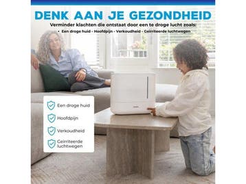 Sofresh Luna - Luchtbevochtiger - App-bediening 5L 300ml/u, Witgoed en Apparatuur, Luchtbehandelingsapparatuur, Verzenden, Nieuw