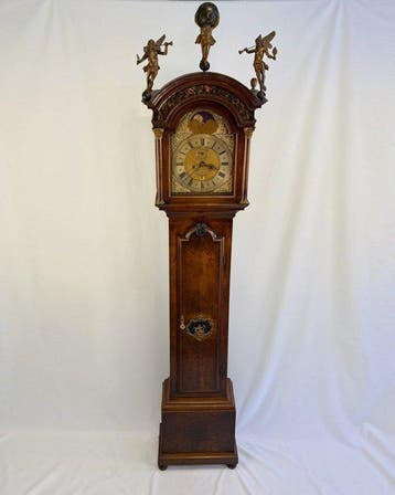 Amsterdam longcase clock - Antiek - Verguld messing,