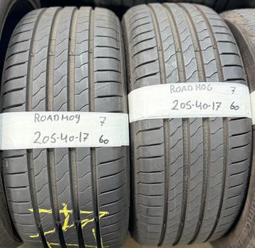 2x 205-40-17 Roadhog Zomer 2x 7mm €60 Per Band 205 40 17, Ophalen, Gebruikt, 17 inch, 205 mm