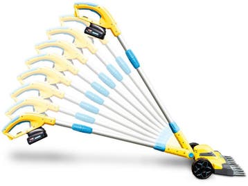 Gloria FineCut 18V - Gazon- en kantenmaaier - Accu incl., Tuin en Terras, Grasmaaiers, Verzenden, Zo goed als nieuw, Gloria