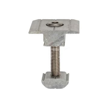 Middenklem voor zonnepanelen - 40mm - RVS, Ophalen of Verzenden, Nieuw, Overige typen