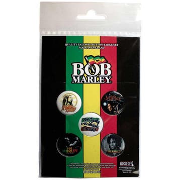 Bob Marley - Bob & The Wailers Button officiële merchandise, Verzamelen, Ophalen of Verzenden, Nieuw, Kleding