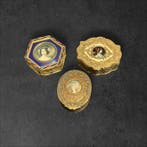 Kist (3) - Metaal, Emaille - juwelenkistjes