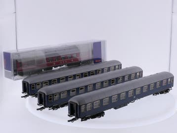 Schaal H0 Roco 64194 set F-trein „Schwabenpfeil“ 4-delig, Gelijkstroom, Overige typen, Ophalen of Verzenden, Zo goed als nieuw