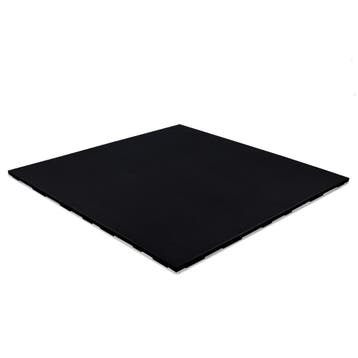 Sportvloertegel 'Pure Black' - 100x100 cm - 20 mm, Verzenden, Nieuw