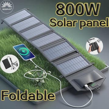 Opvouwbaar Zonnepaneel 800W - Draagbare Krachtbron met USB S, Verzenden, Nieuw