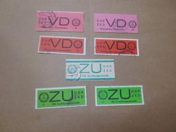 Duitse Democratische Republiek (DDR) 1965 - DDR DIENST, Postzegels en Munten, Gestempeld