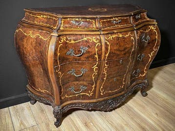Ladekast - Hout, Metaal - Comò Barocco Veneziano