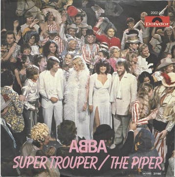 vinyl single 7 inch - ABBA - Super Trouper / The Piper, Verzenden, Zo goed als nieuw, 7 inch, Pop
