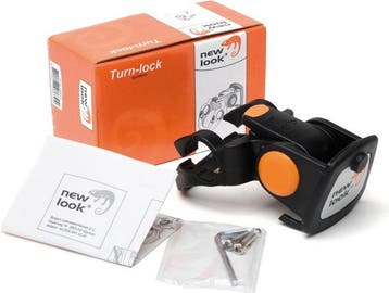 New Looxs TurnLock Bevestigingsysteem Fietsmand - Zwart, Ophalen of Verzenden, Zo goed als nieuw, New Looxs