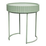 Bijzettafel Rill rond 46x40 cm mintgroen [en.casa], Huis en Inrichting, Tafels | Bijzettafels, Verzenden, Nieuw