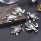 2 x Thailand Sterling Silver Plated bedeltje van een schi..., Ophalen of Verzenden, Nieuw, Bedel