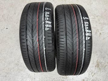 215/50/17 95W continental EV ZOMERBANDEN 5MM ULTRACONTACT, Auto-onderdelen, Banden en Velgen, Ophalen, 17 inch, Band(en), Personenwagen
