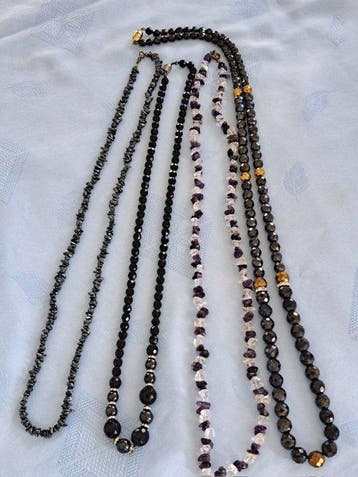 Hematiet - Halsketting - Vintage hals sieraden