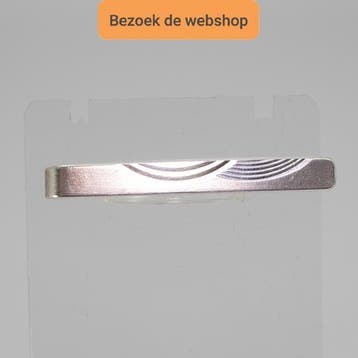 Prachtige Vintage Zilveren Dasschuif / Dasspeld | Duurzaam, Overige kleuren, Verzenden, Zilver, Zo goed als nieuw