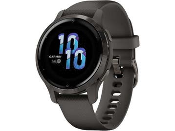 Garmin Venu 2S 40 mm slate rand van roestvrij staal met, Verzenden, Nieuw, Garmin