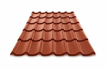 Dakpanplaten rood / terracotta  | € 9,95 m2 | Dakpanplaat, Ophalen of Verzenden, Nieuw, Overige materialen, Minder dan 20 mm