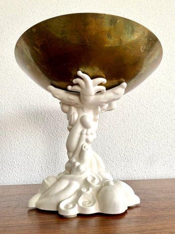 Les Héritiers - Jean Boggio - sculptuur, Vasque Baroque - 30