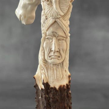 Snijwerk, NO RESERVE PRICE - Stunning native Indian &