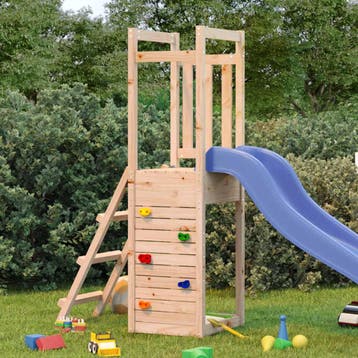 vidaXL Speelhuis 53x46,5x169 cm massief grenenhout, Verzenden, Nieuw