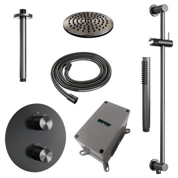 Brauer Gunmetal Edition Thermostatische Regendoucheset, Ophalen of Verzenden, Nieuw