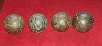 Decoratief ornament (4) - Bocce en Petanque - Frankrijk -