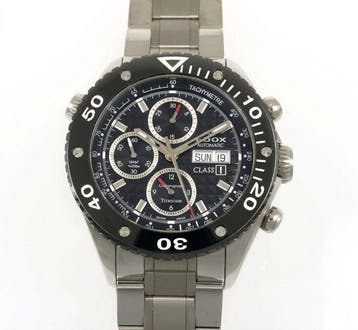 Edox - Class 1 Chronograph Titanium - Zonder minimumprijs -, Nieuw