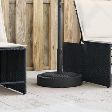 vidaXL Parasolvoet voor stokken van Ø38 / 48 mm 25 kg rond, Tuin en Terras, Parasols, Verzenden, Nieuw, Parasolvoet