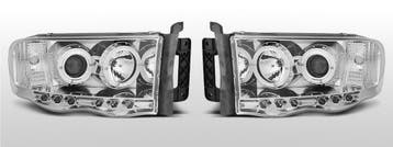 Koplampen Angel Eyes | geschikt voor Dodge Ram 2002-2006 | c, Verzenden, Nieuw, Dodge