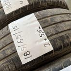 2 x Hankook Kinergy Eco 185-65-15 Zomerbanden 5,5mm, Gebruikt, 15 inch, Band(en), Personenwagen