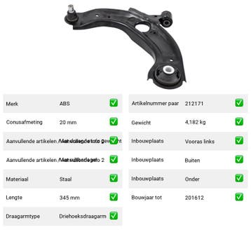 Draagarm Mazda CX-3 1.5 SKYACTIV-D (DK) Van 2015-02 tot 2018, Verzenden, Nieuw, Mazda