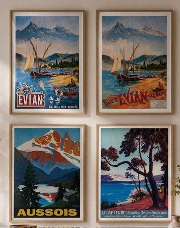 Roger Broders, Ch. Halle - Clouet - Evian-Aussois-Cap Ferret