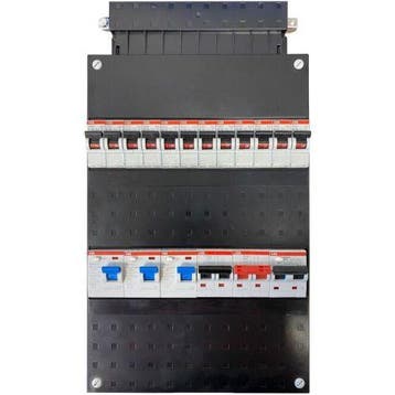 ABB groepenkast 12 lichtgroepen, 1 aardlekautomaat 16A 300mA, Ophalen of Verzenden, Nieuw