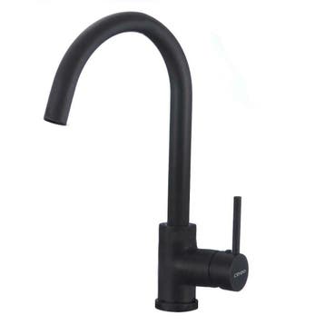 Keuken Kraan Zwart | Rond | Black Coated | KK11RBC, Verzenden, Nieuw