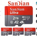 Micro SD Geheugenkaart Class 10 High Speed 128GB-2TB, Verzenden, Nieuw