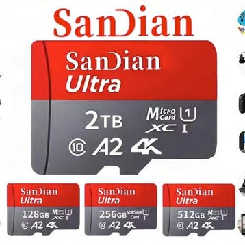 Micro SD Geheugenkaart Class 10 High Speed 128GB-2TB, Verzenden, Nieuw