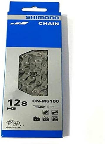 Ketting 12 speed Shimano Deore CN-M6100 met Quick Link - 126, Ophalen of Verzenden, Zo goed als nieuw, Shimano