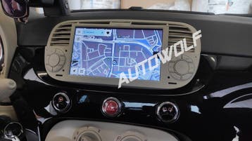 Android autoradio voor Fiat 500 met CarAutoPlay, Verzenden, Nieuw