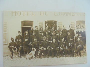 Militaire fotos en fotokaarten - Ansichtkaart (39) -, Gelopen