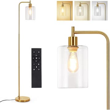 Industriële vloerlamp dimbaar met afstandsbediening, Verzenden, Nieuw