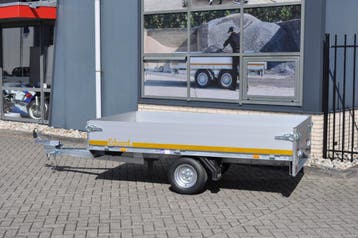 Ongeremde Eduard Plateauwagen - 250x145 cm - 750 kg, Auto diversen, Aanhangers en Bagagewagens, Ophalen of Verzenden, Nieuw